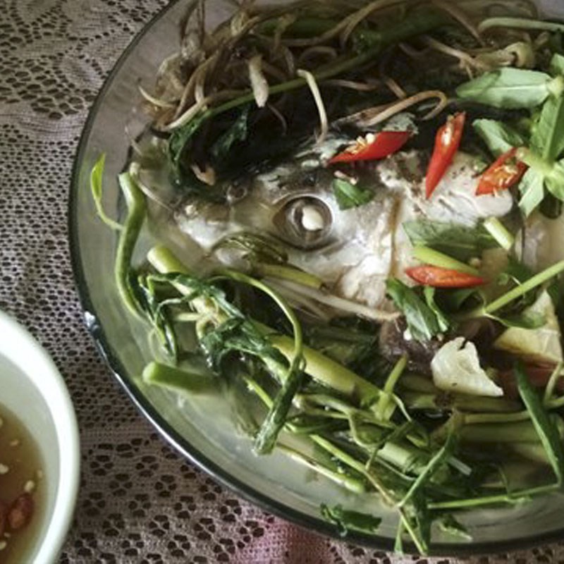 Bước 4 Thành phẩm Cá trôi nấu canh chua