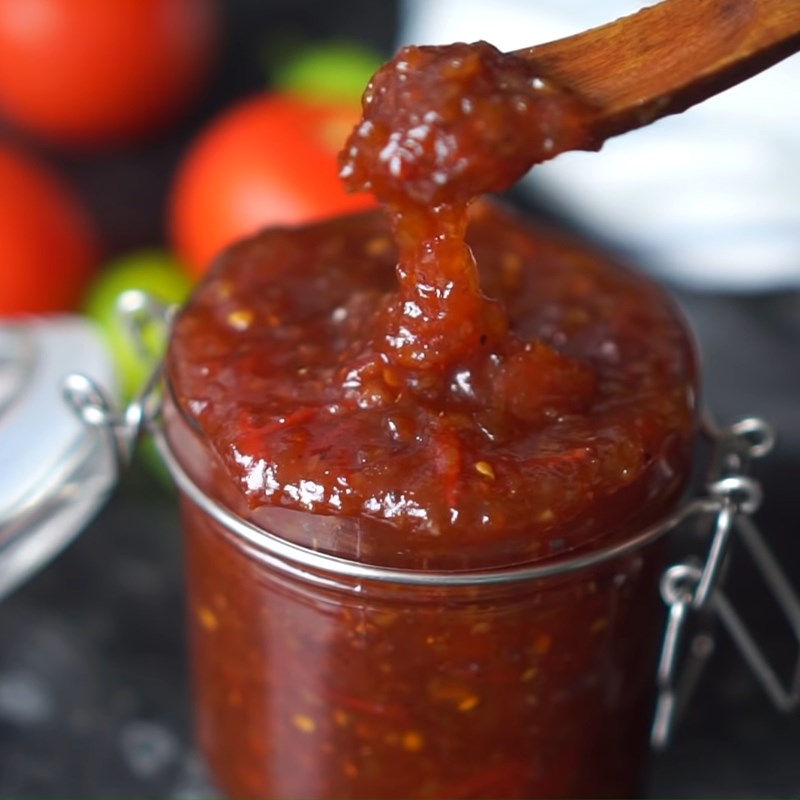 Bước 4 Thành phẩm Tomato chutney - chutney cà chua