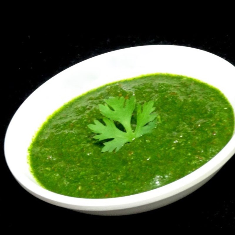 Bước 3 Thành phẩm Coriander chutney - chutney rau mùi