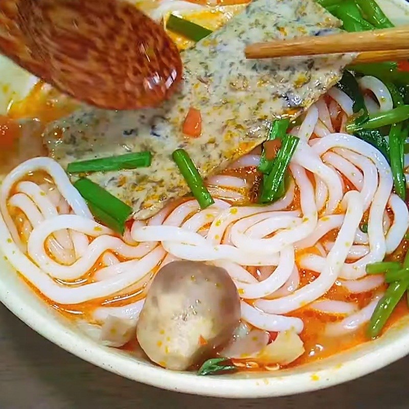 Bước 5 Thành phẩm Canh bún chay cà chua