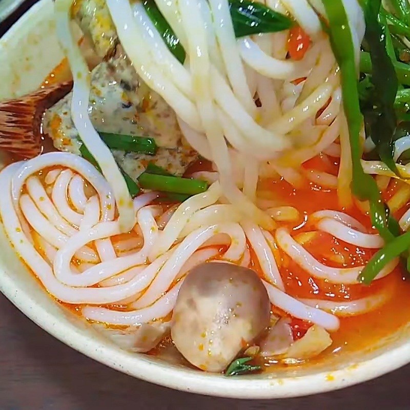 Bước 5 Thành phẩm Canh bún chay cà chua