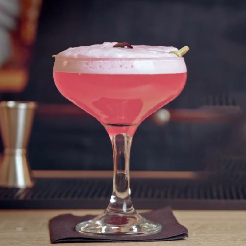 Bước 3 Thành phẩm Cocktail Pink Lady