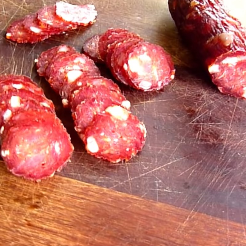 Bước 6 Thành phẩm Xúc xích bằng vỏ collagen - pepperoni