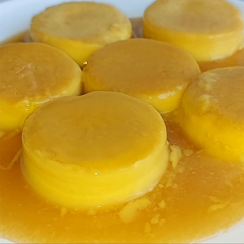 Bước 6 Thành phẩm Bánh flan chay từ bí đỏ