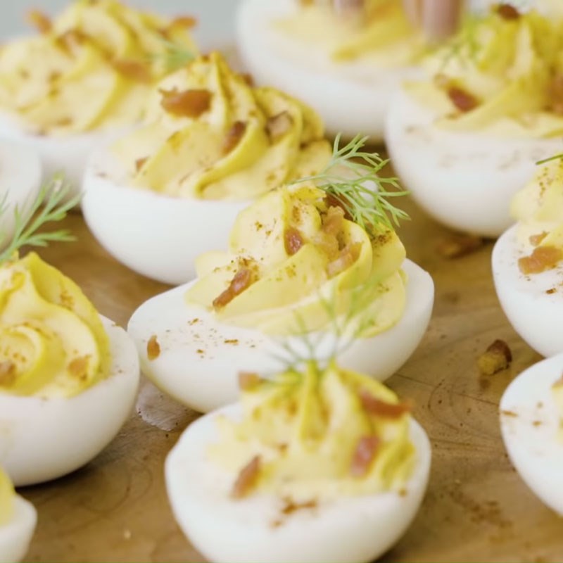 Bước 5 Thành phẩm Trứng ác quỷ (deviled egg)