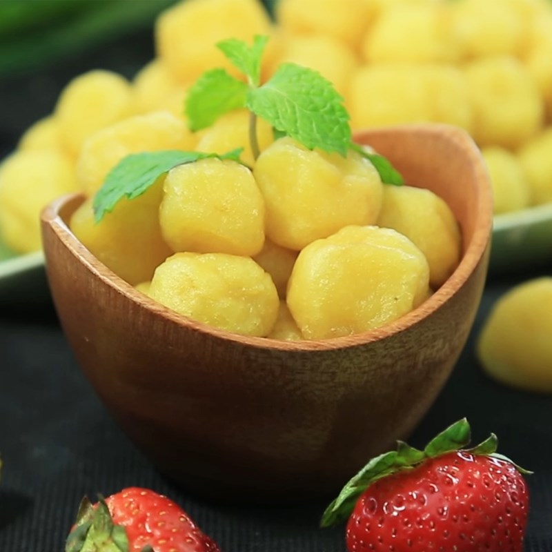 Bước 5 Thành phẩm Bánh khoai dẻo chiên