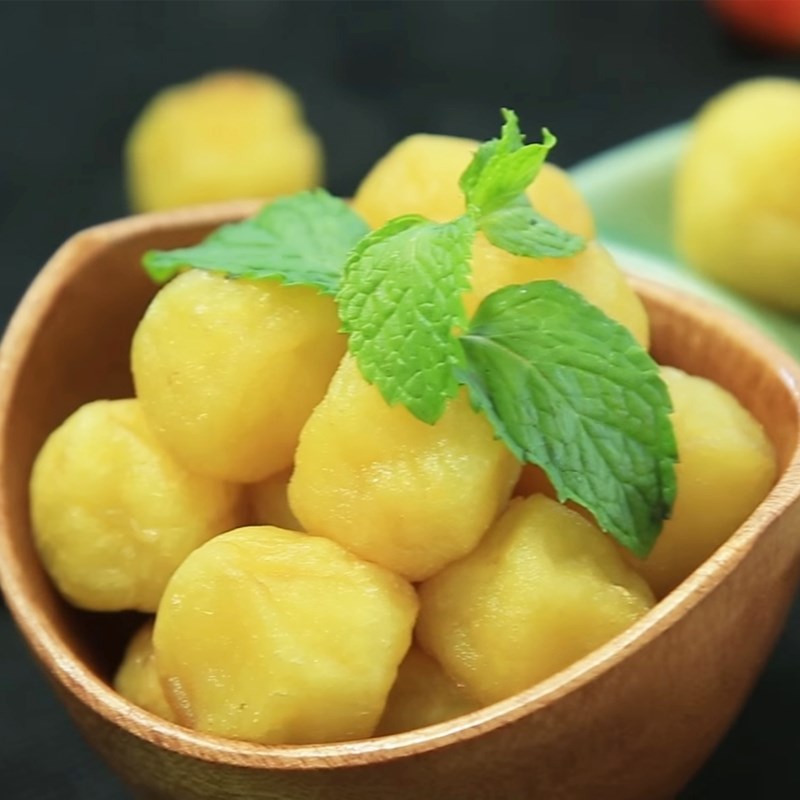 Bước 5 Thành phẩm Bánh khoai dẻo chiên