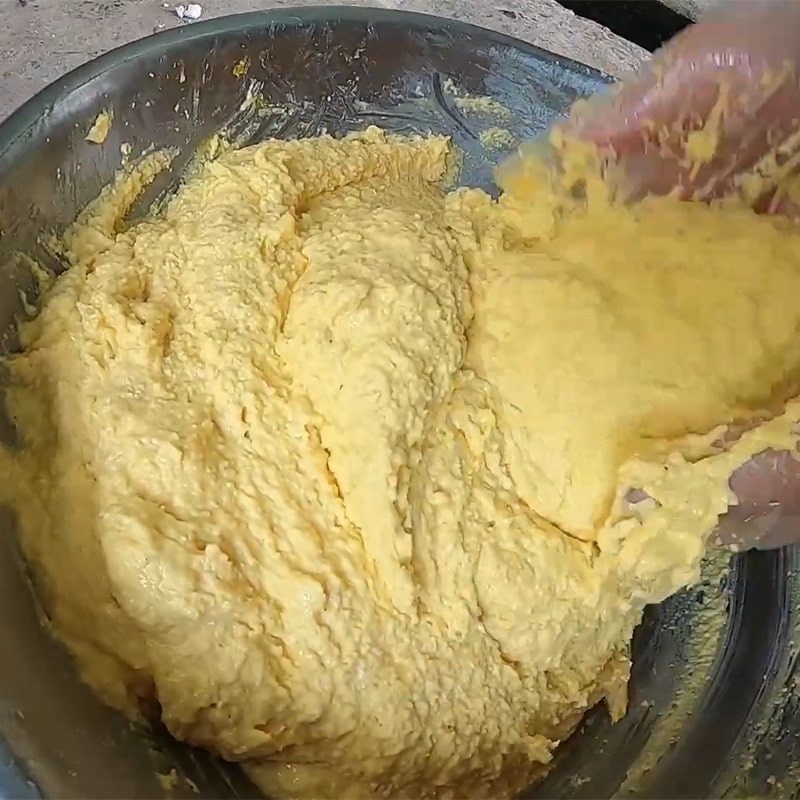 Bước 4 Trộn hỗn hợp bột thốt nốt Bánh thốt nốt