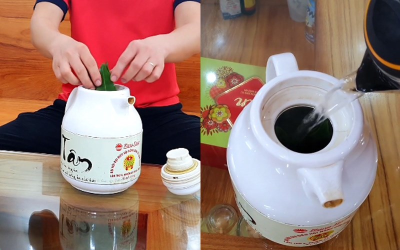 Cách hãm lá vối tươi