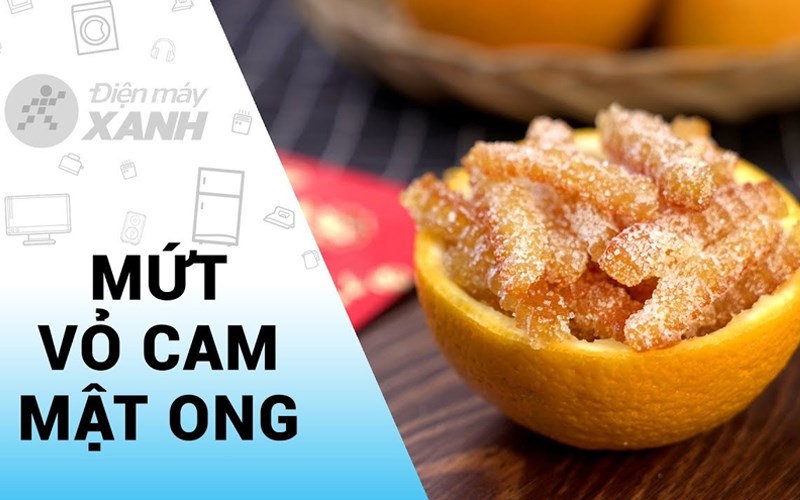 Làm mứt vỏ cam