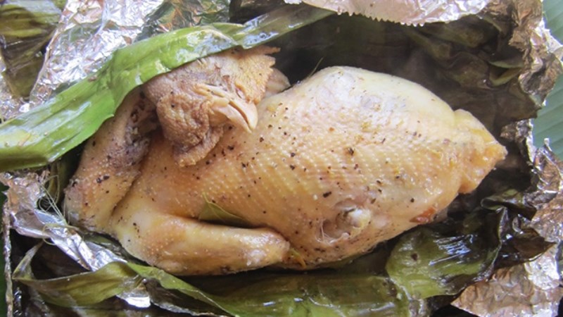 Gà nướng giấy bạc