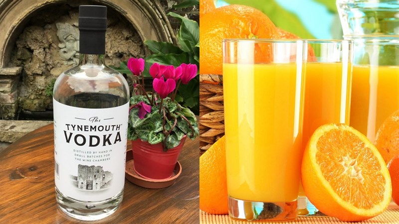 Nguyên liệu món ăn cocktail screwdriver