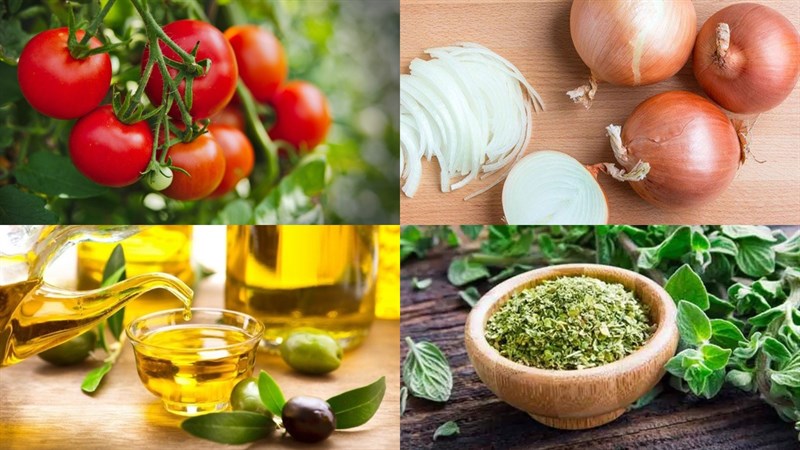 Nguyên liệu món ăn sốt cà chua