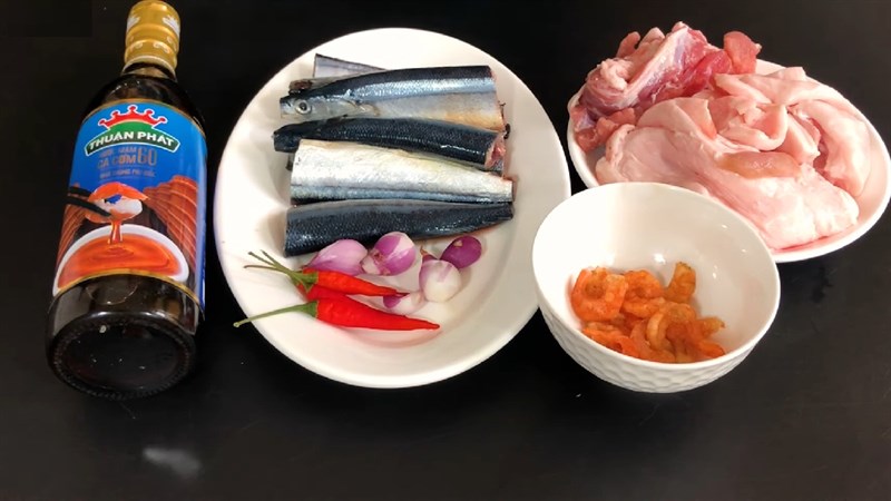 Nguyên liệu món ăn 4 cách làm cá thu nhật kho