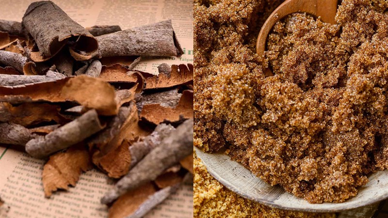 Nguyên liệu món ăn bột quế