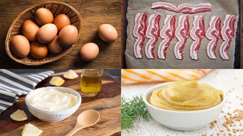 Nguyên liệu làm trứng ác quỷ
