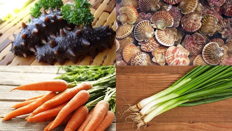 Nguyên liệu món ăn 2 cách nấu cháo hải sâm