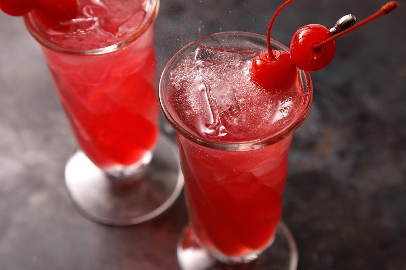 Shirley temple mocktail