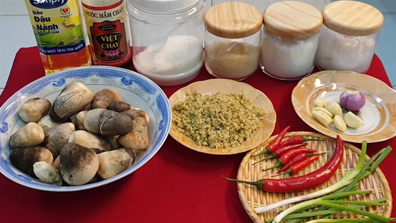 Các nguyên liệu món ăn 3 biện pháp có tác dụng nnóng rơm xào chay