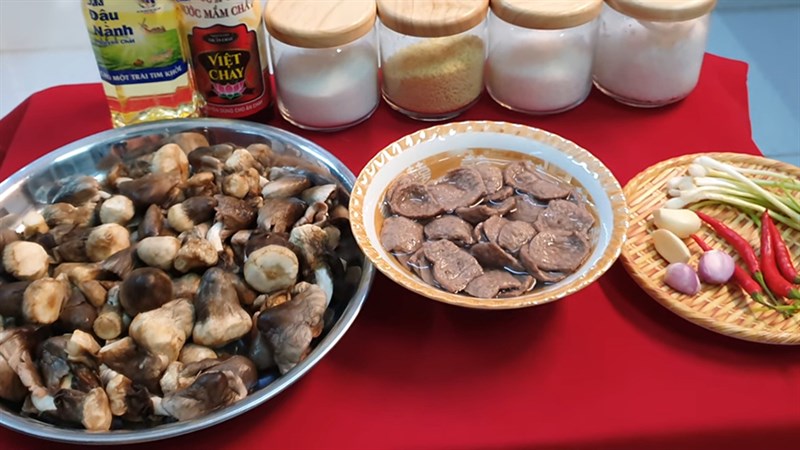 Nguyên liệu món nạp năng lượng 3 phương pháp có tác dụng nnóng rơm xào chay