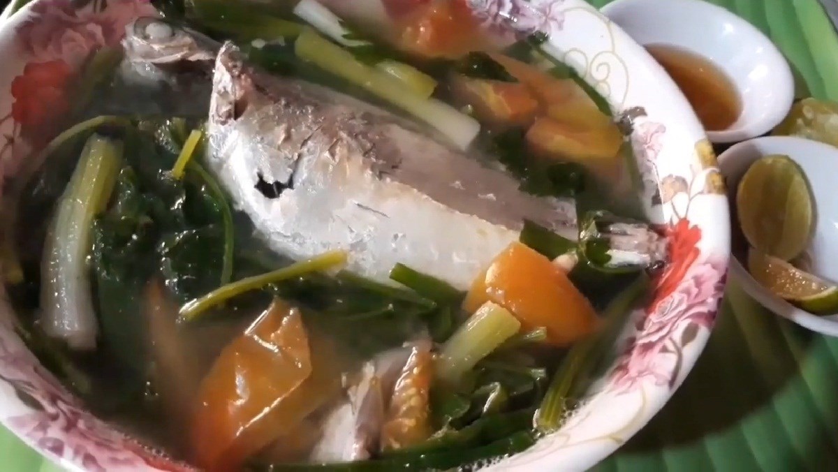 Cách tiến hành khoản canh cá diêu hồng nấu nướng ngót