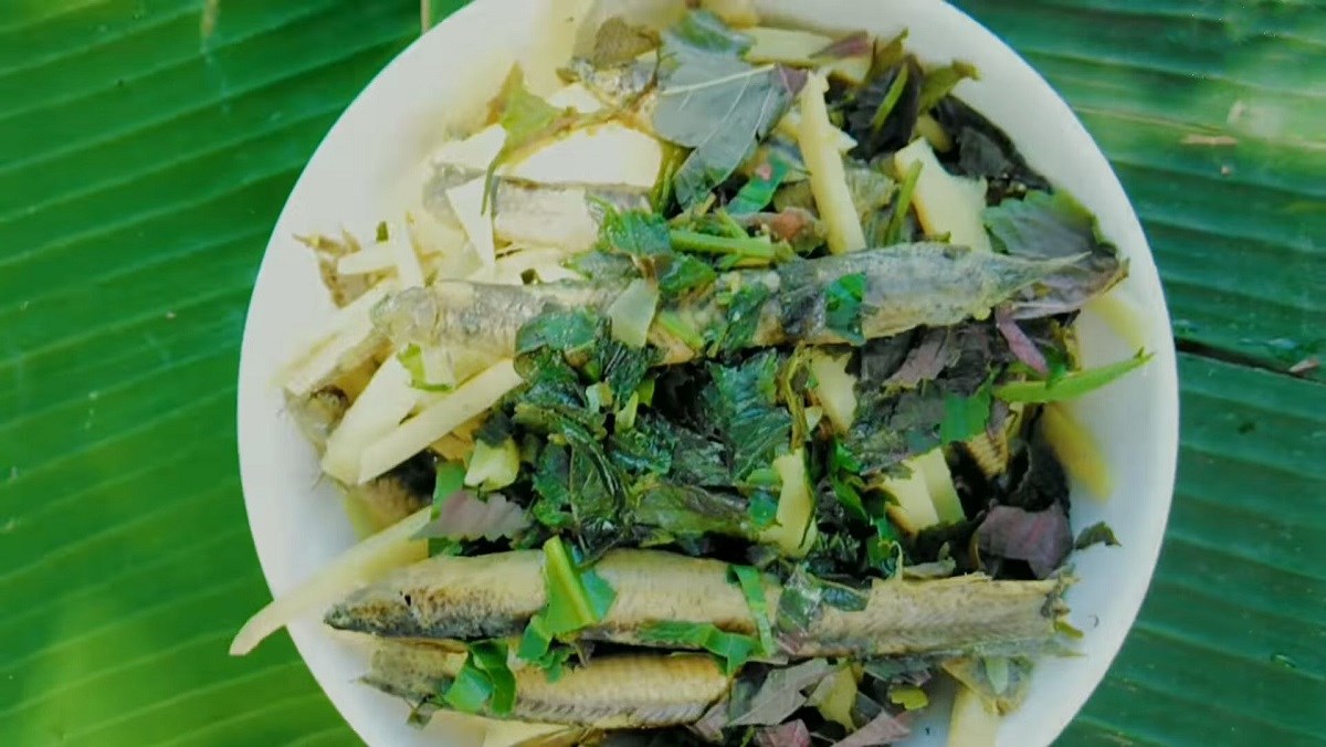 Trạch om củ chuối