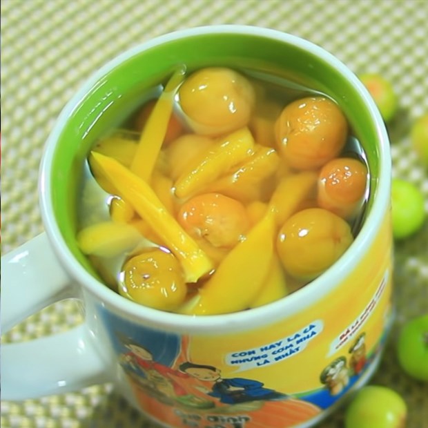 Cách làm nước trái cây sơ ri thức uống giải khát mùa nắng nóng