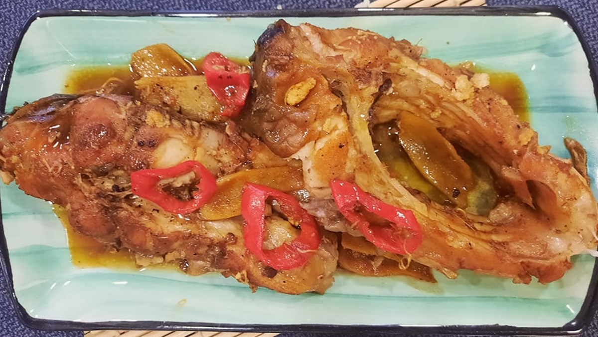 Cá chép kho gừng sả