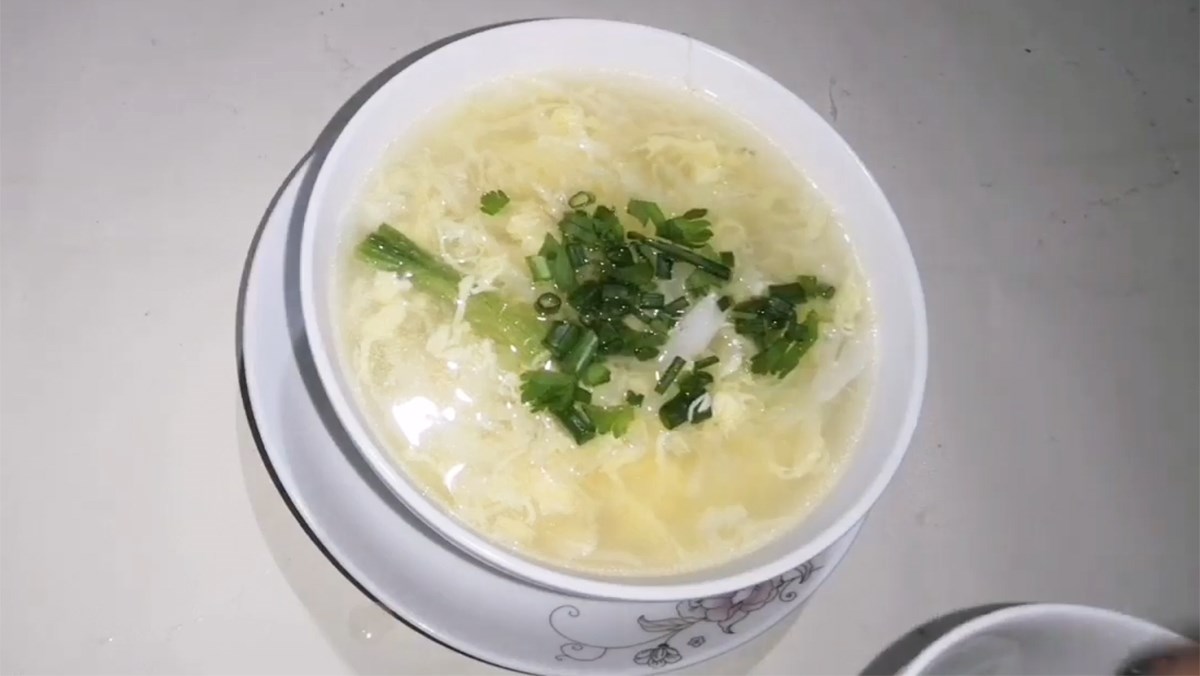 Canh bắp cải trứng