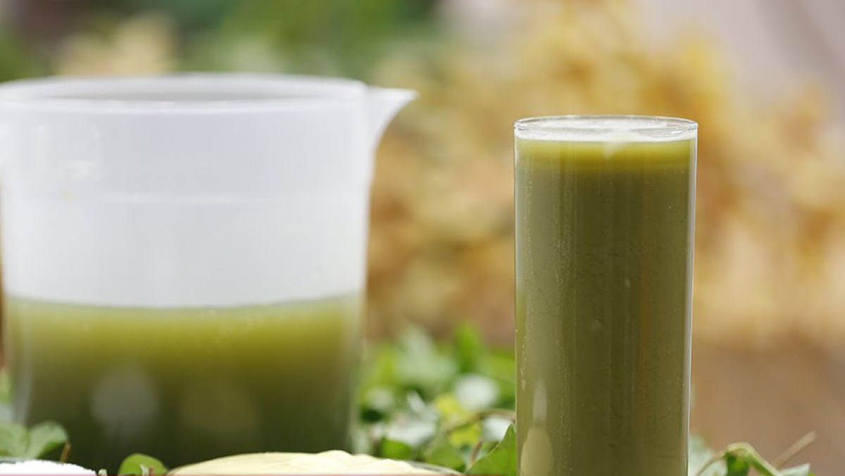 Sinh tố diếp cá đậu xanh