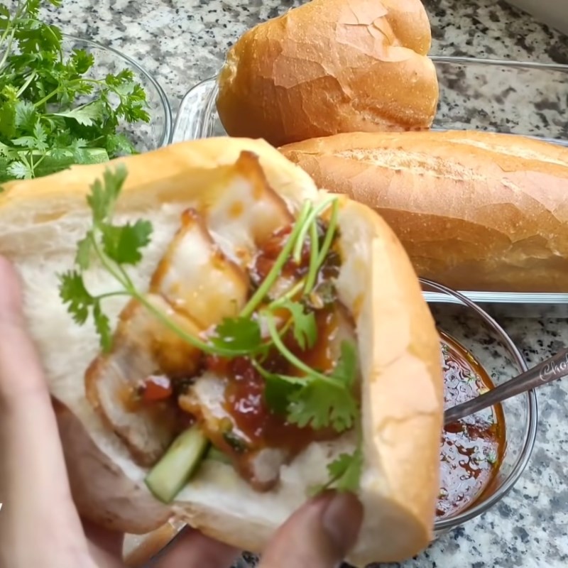 Bước 6 Thành phẩm Bánh mì thịt khìa