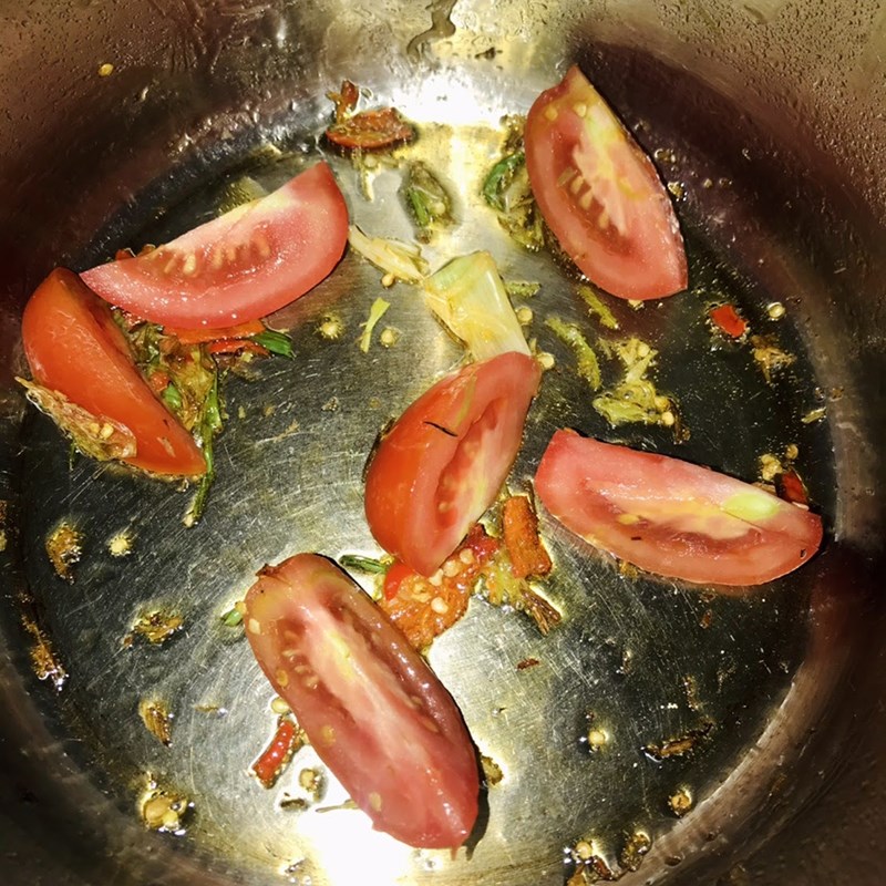 Bước 2 Nấu canh Canh măng chua cá nục
