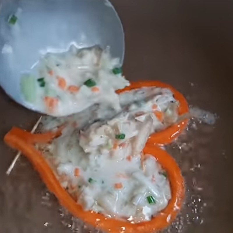 Bước 4 Chiên nấm Nấm rơm chiên bột