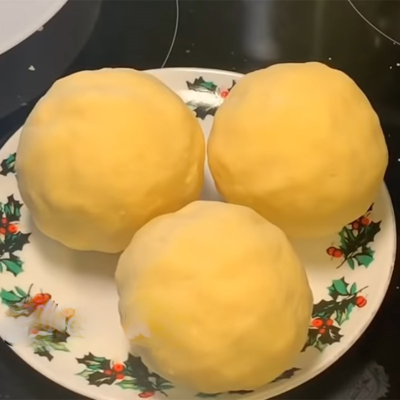 Bước 2 Hấp, xay và nắn đậu xanh Cháo khoái Hải Phòng