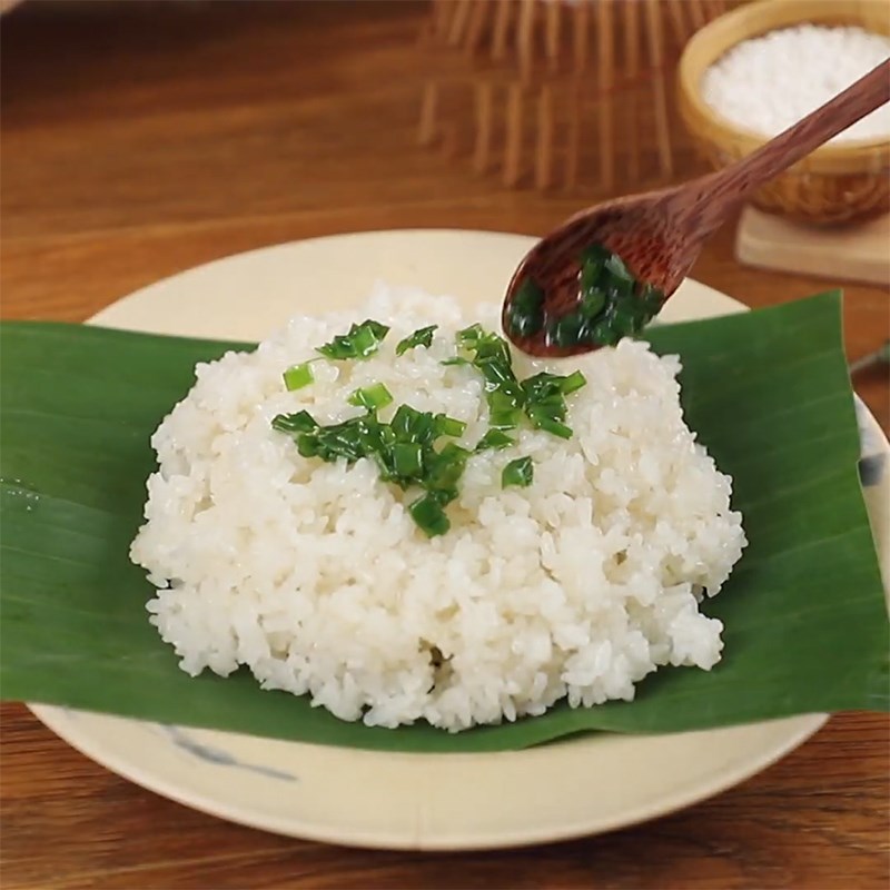 Schritt 5 Vervollständigen Sie den Anchovy Sticky Rice