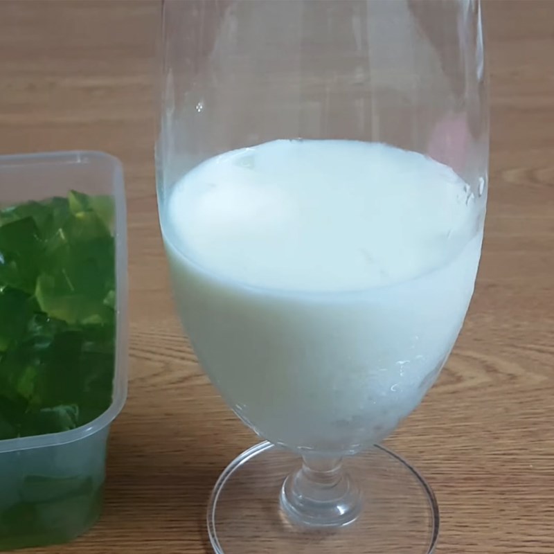 Bước 5 Hoàn thành Sữa chua thạch lá nếp trân châu