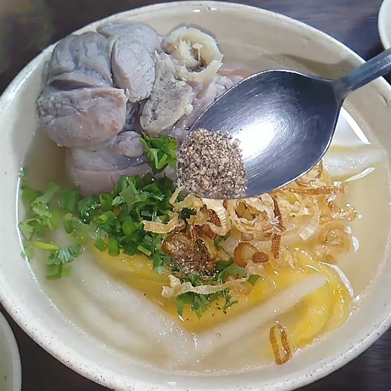 Bước 6 Hoàn thành Bánh canh khoai mì xắt