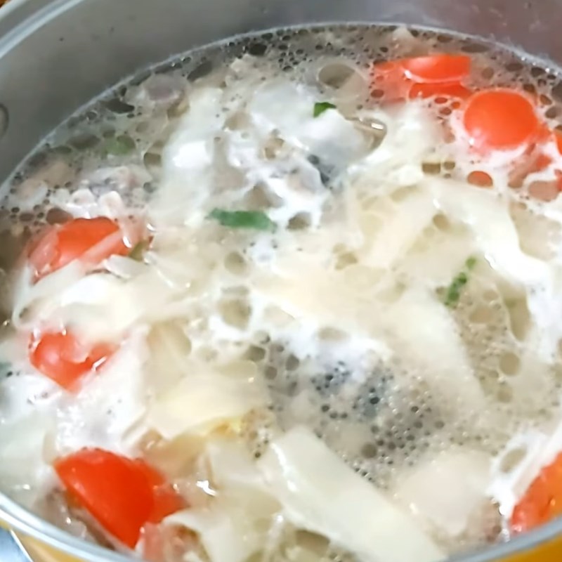 Bước 4 Nấu canh Canh măng chua nấu ếch