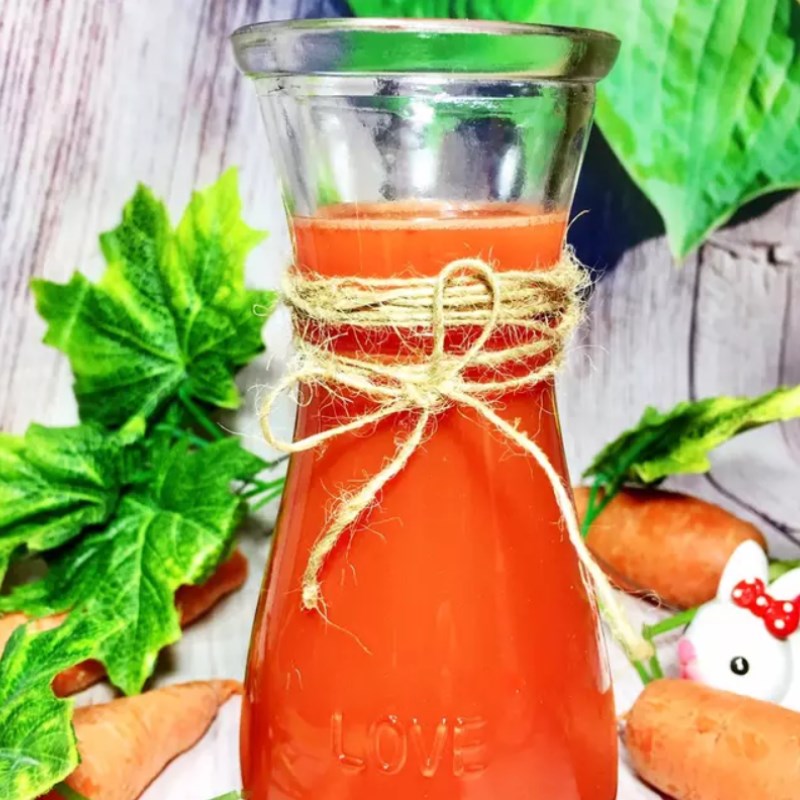 Bước 3 Thành phẩm Nước ép dưa hấu cà rốt