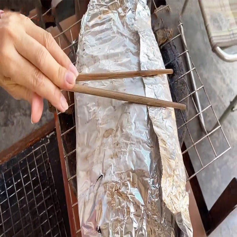 Bước 4 Nướng cá Cá bò da nướng giấy bạc