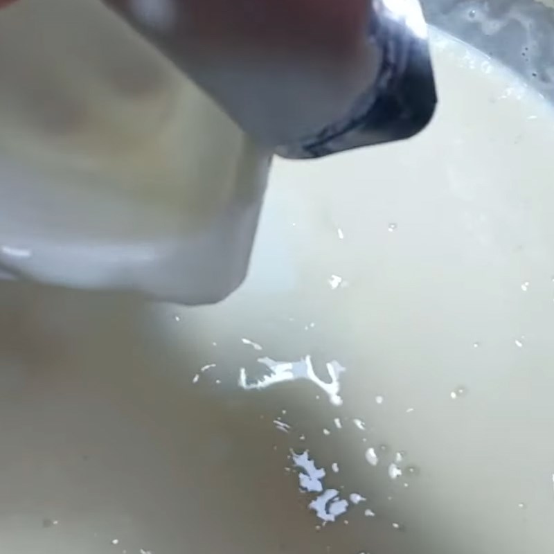 Bước 1 Pha hỗn hợp bột rau câu sữa chua Thạch sữa chua truyền thống