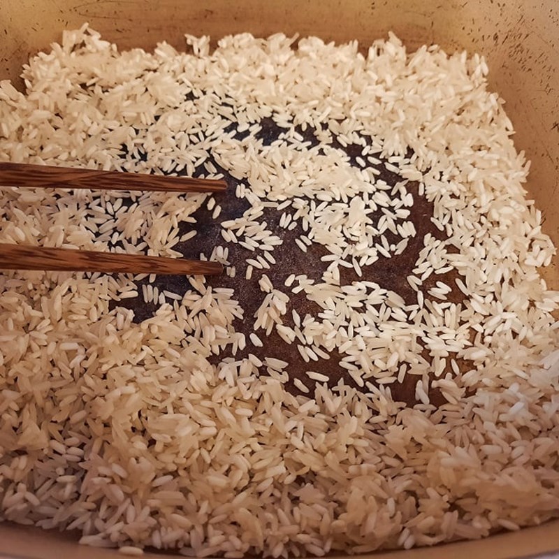 Bước 2 Rang gạo Sữa gạo rang Hàn Quốc