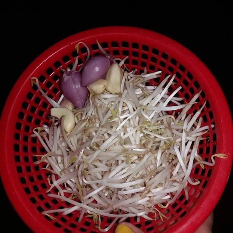 Bước 2 Sơ chế các nguyên liệu khác Hủ tiếu móng heo