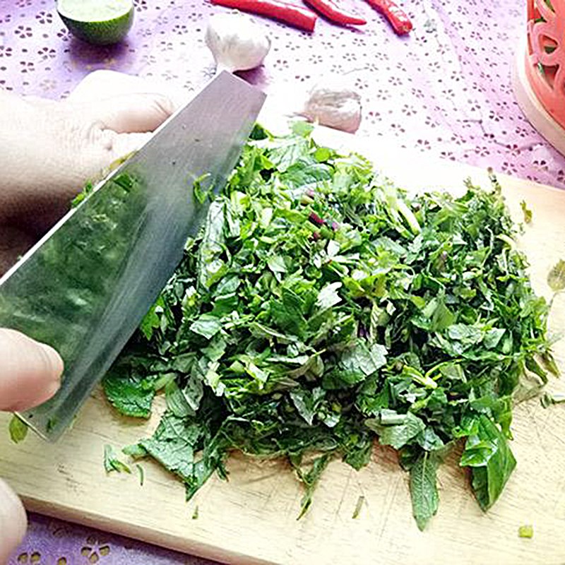 Bước 2 Sơ chế các nguyên liệu khác Gỏi trái điều cá khô