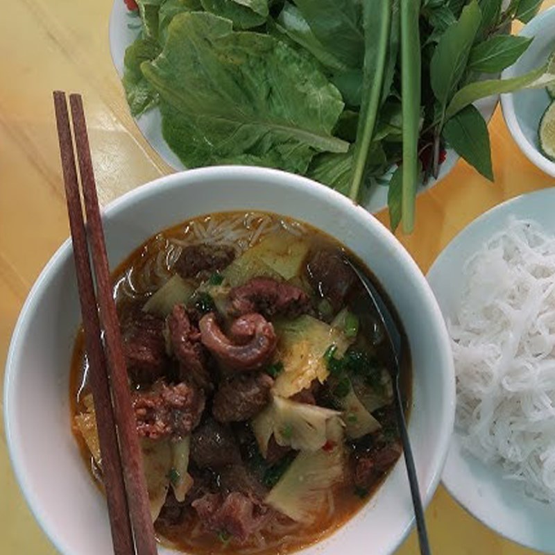 Bước 6 Thành phẩm Bún bò gân