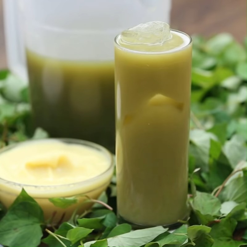 Bước 5 Thành phẩm Sinh tố diếp cá đậu xanh