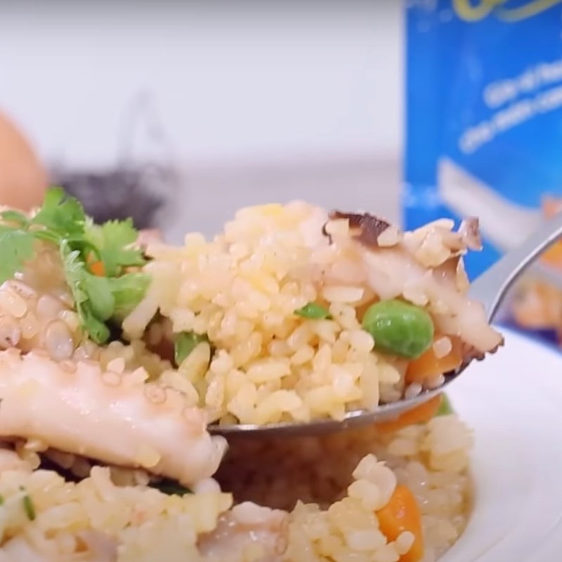 Bước 6 Thành phẩm Cơm bạch tuộc