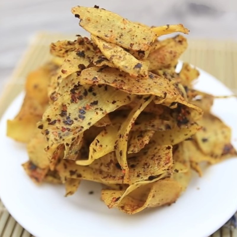 Bước 5 Thành phẩm Snack khoai lang rong biển