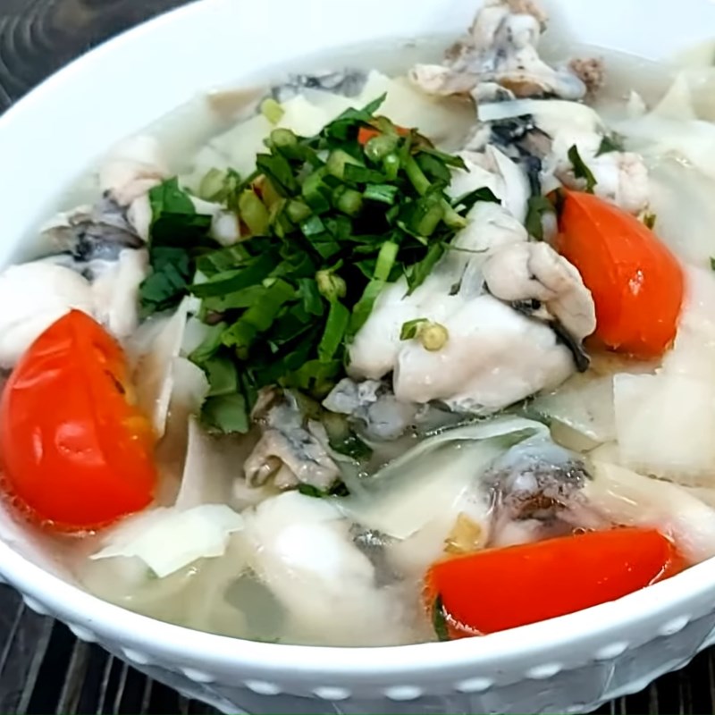 Bước 5 Thành phẩm Canh măng chua nấu ếch