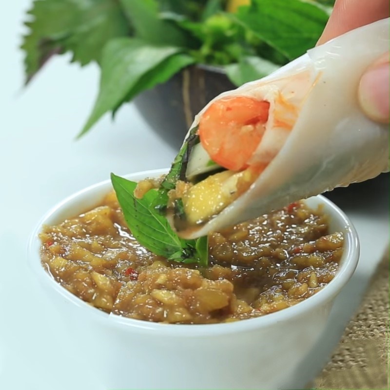 Bước 5 Thành phẩm Bánh cuốn tôm chua